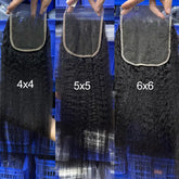 Transparent Lace Closure & Frontal Kinky Straight